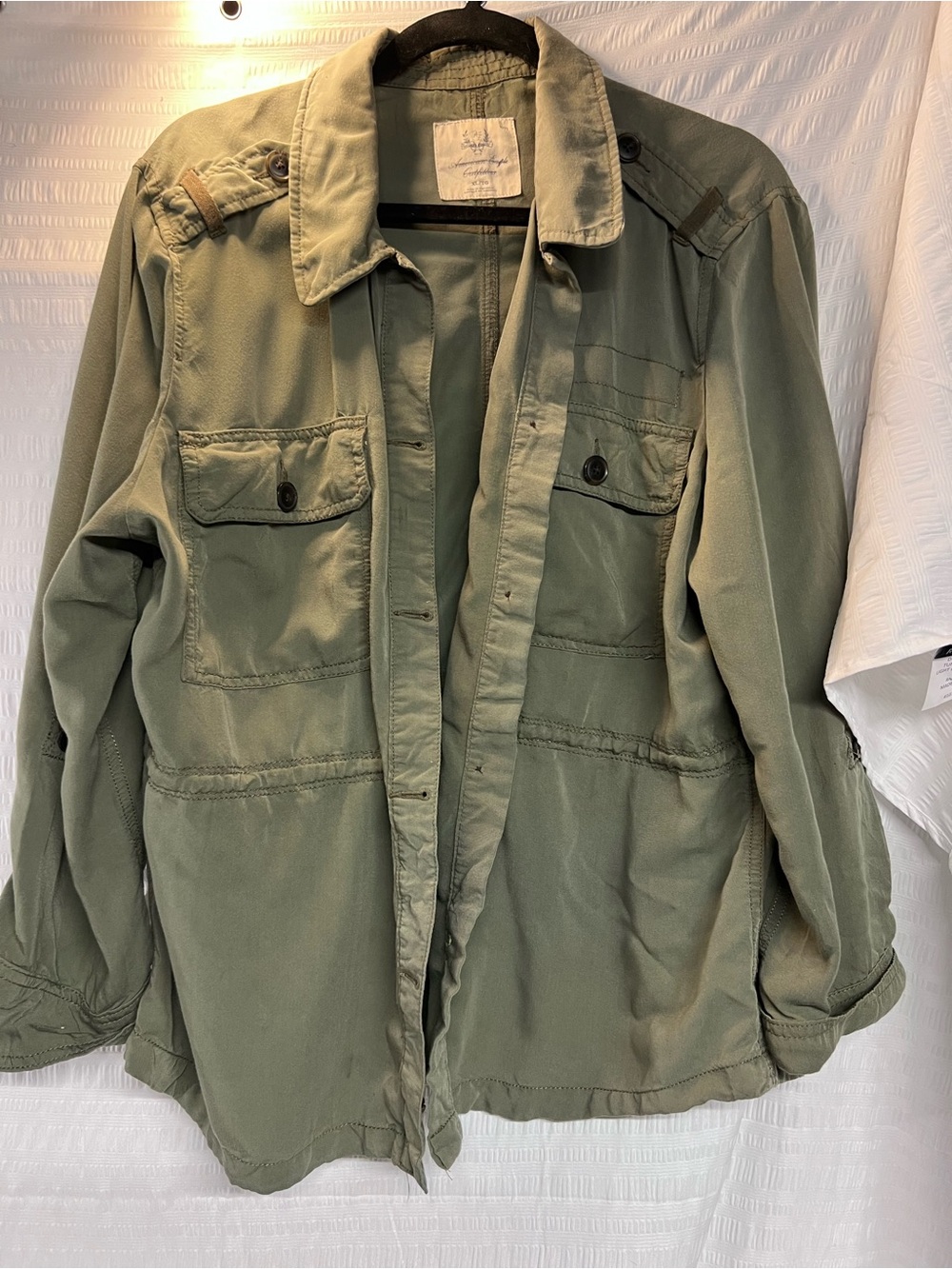 American Eagle Outfitters Olive Green Utility Jacket
